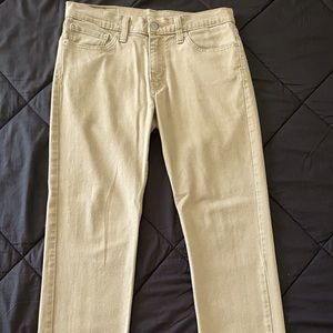 Like New Levi’s 511 Tan Jeans